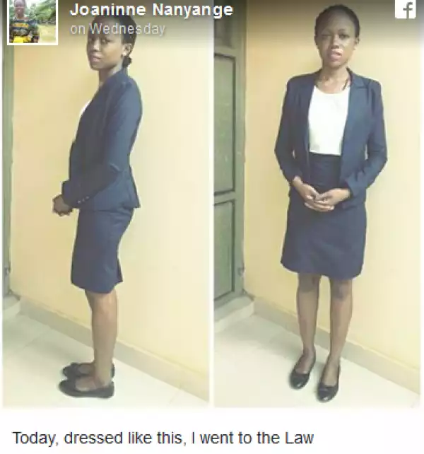 TOO BAD!!! How This Female Student Was ‘Barred Over The Length Of Her Skirt’ (See Photos)